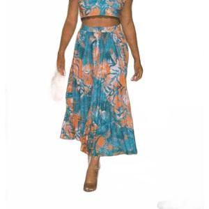 NEW GENUINE bahama queen dress in orange and turquoise